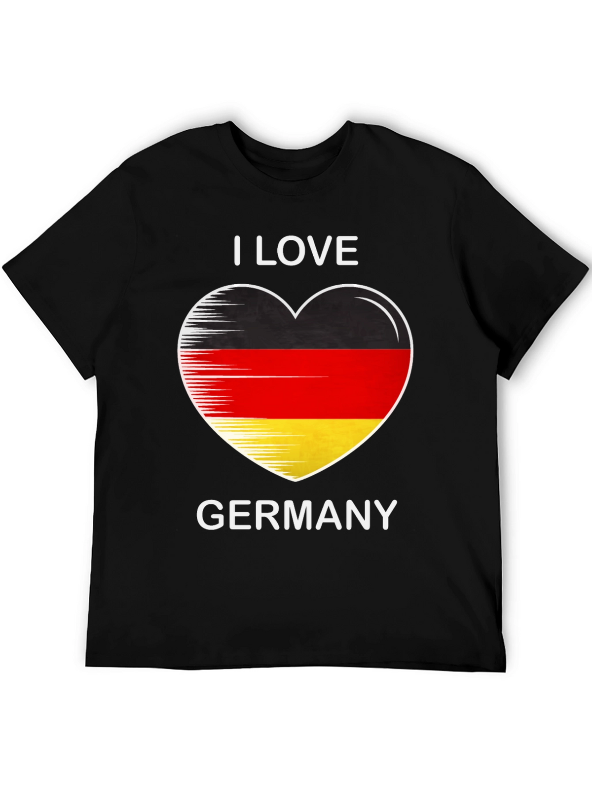 I Love Germany Heart Flag Graphic Tee
