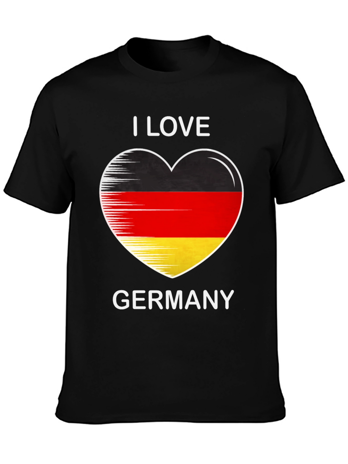 I Love Germany Heart Flag Graphic Tee