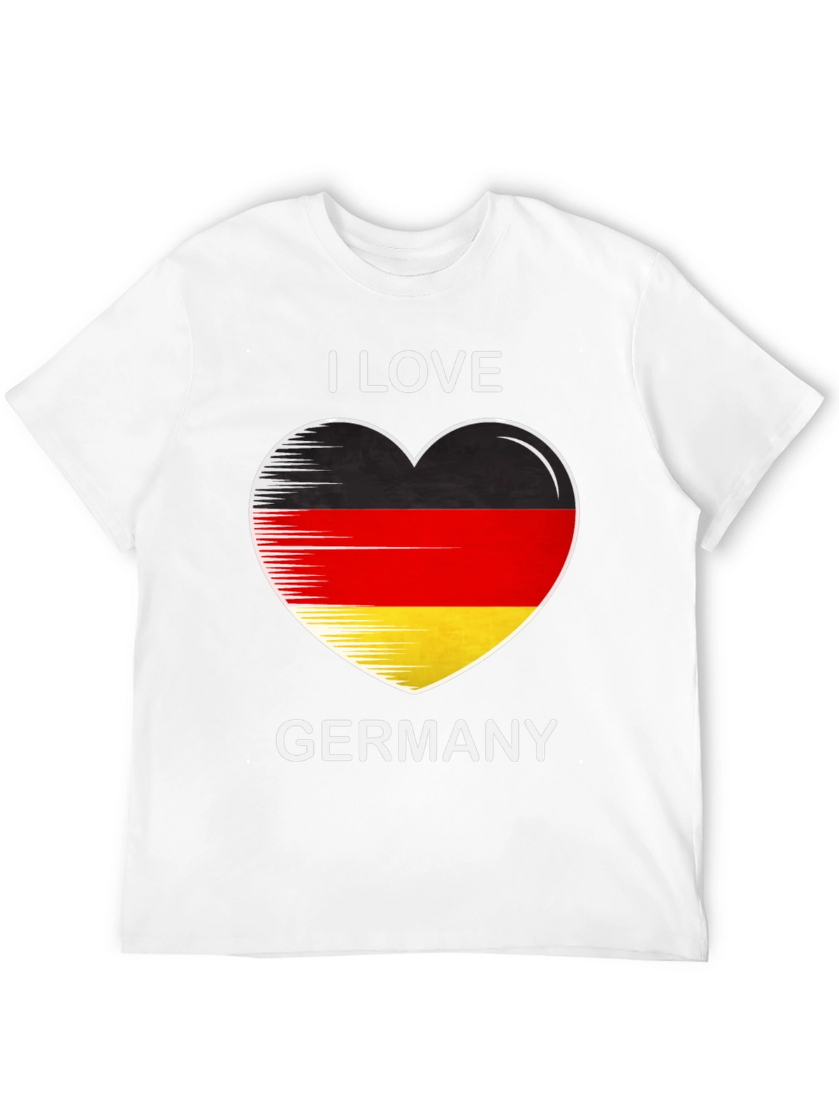 I Love Germany Heart Flag Graphic Tee