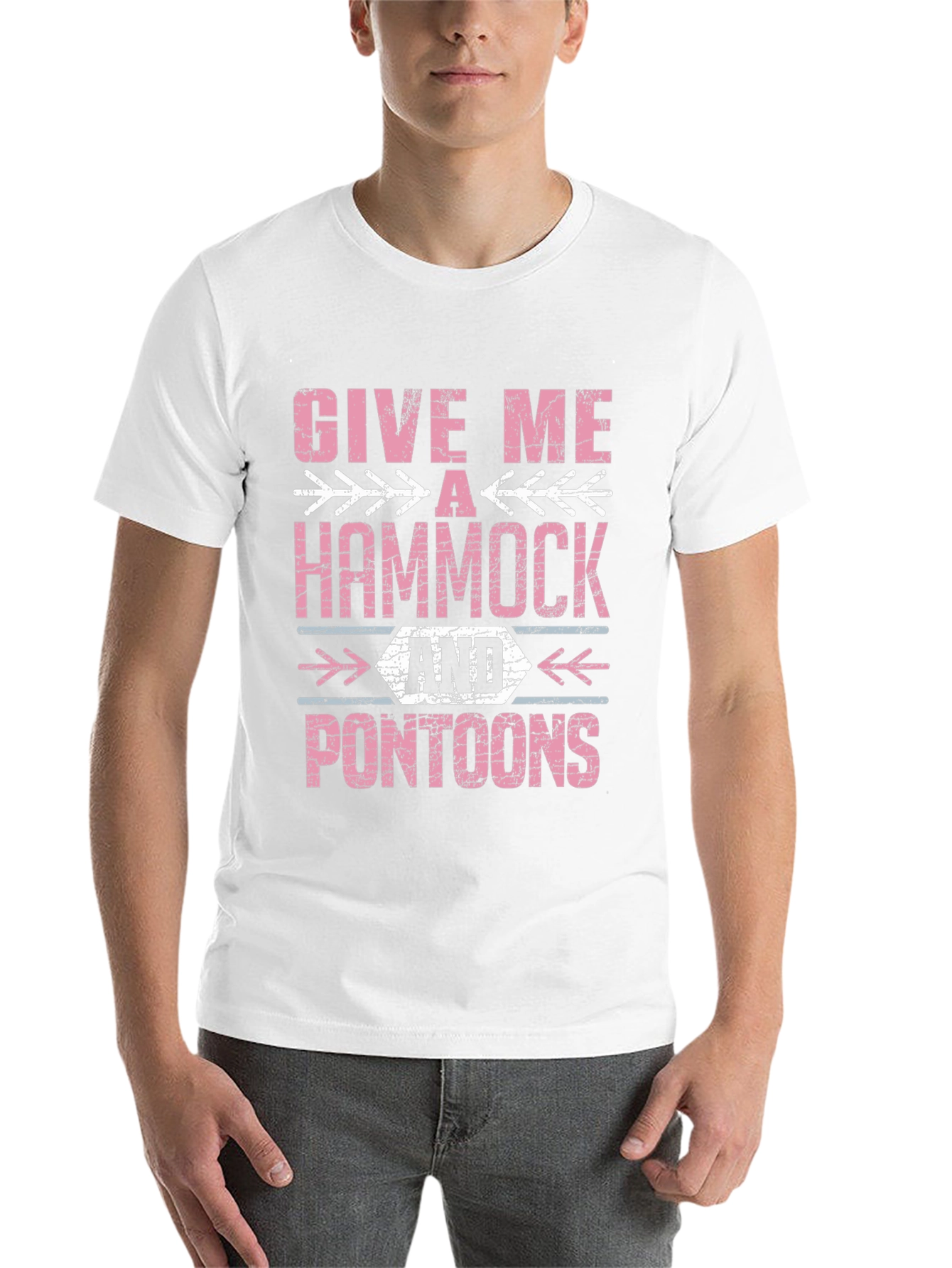 Hammock and Pontoons Graphic Tee - Summer Ready