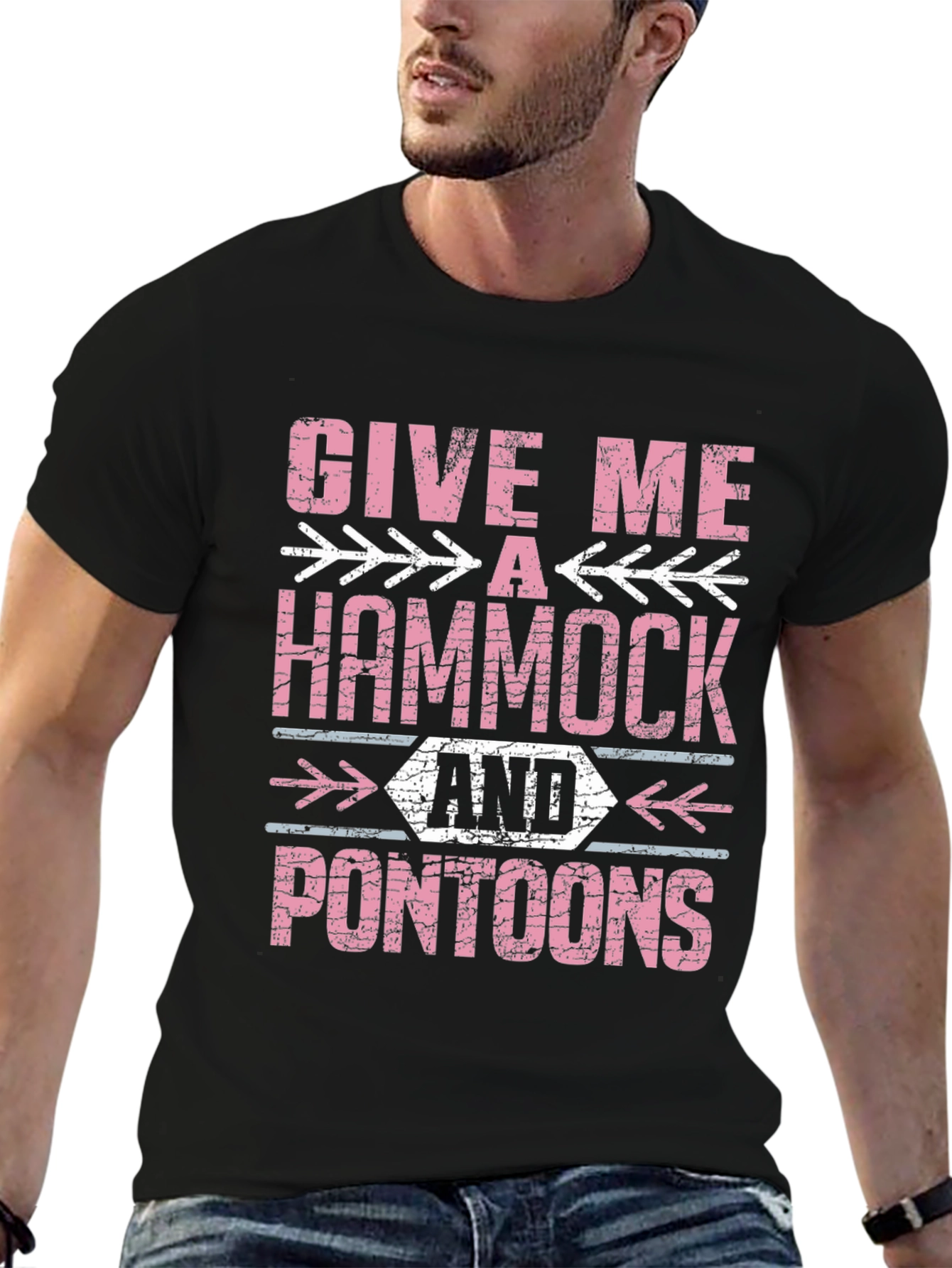 Hammock and Pontoons Graphic Tee - Summer Ready