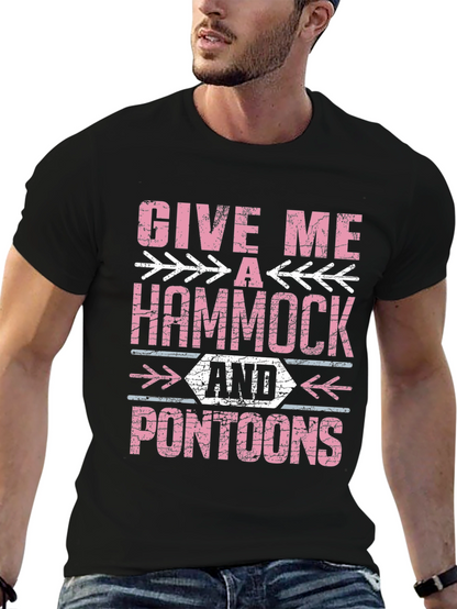 Hammock and Pontoons Graphic Tee - Summer Ready