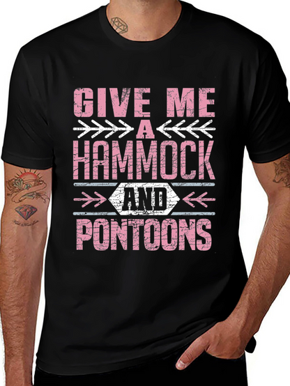 Hammock and Pontoons Graphic Tee - Summer Ready
