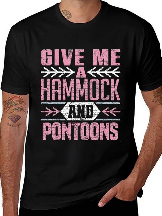 Hammock and Pontoons Graphic Tee - Summer Ready