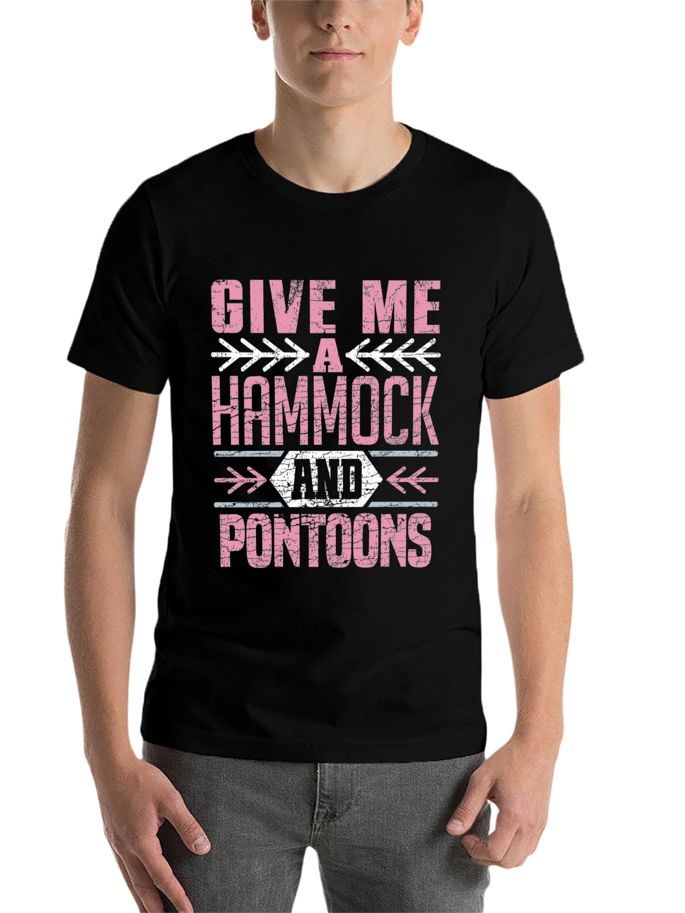 Hammock and Pontoons Graphic Tee - Summer Ready
