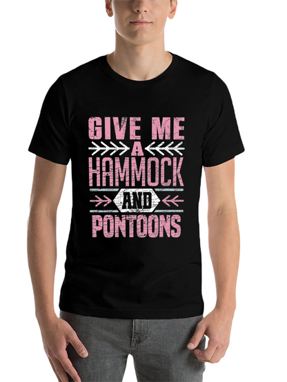 Hammock and Pontoons Graphic Tee - Summer Ready