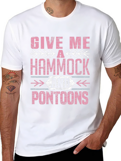 Hammock and Pontoons Graphic Tee - Summer Ready