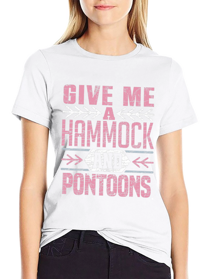 Hammock and Pontoons Graphic Tee - Summer Ready