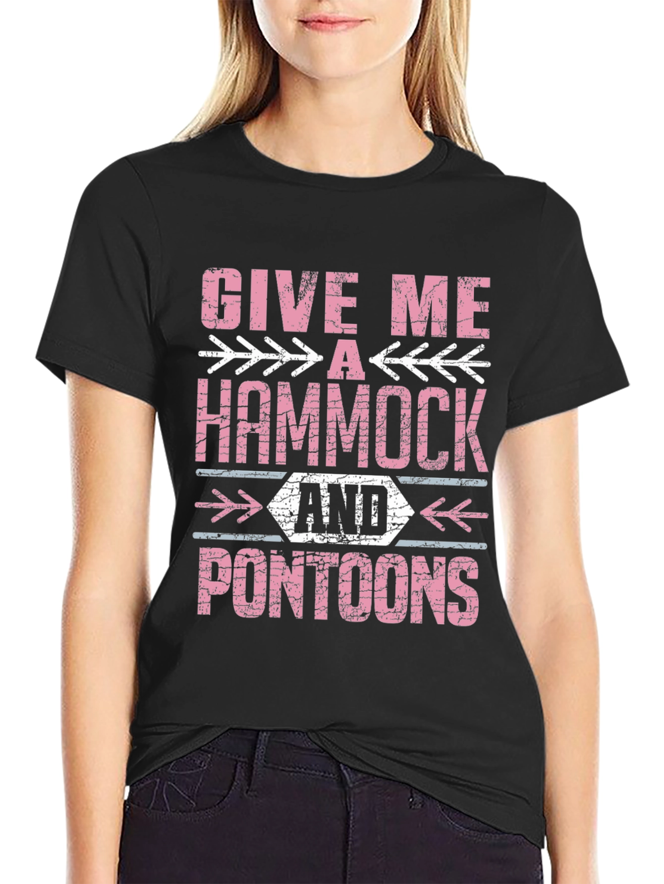 Hammock and Pontoons Graphic Tee - Summer Ready