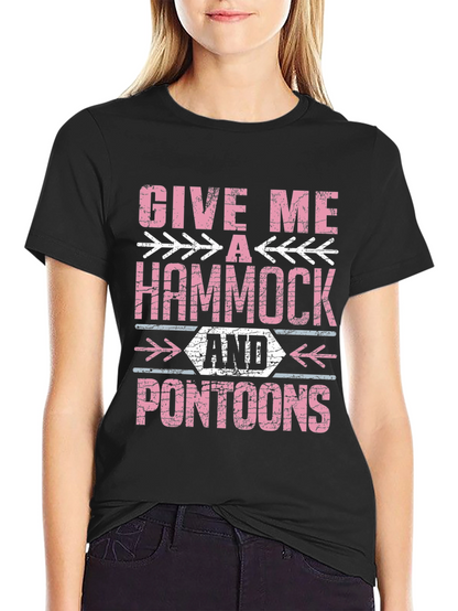 Hammock and Pontoons Graphic Tee - Summer Ready