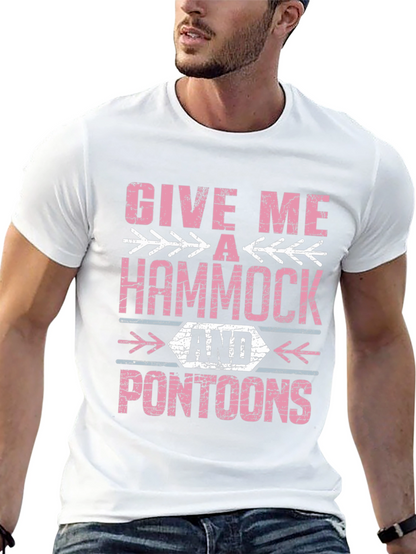 Hammock and Pontoons Graphic Tee - Summer Ready