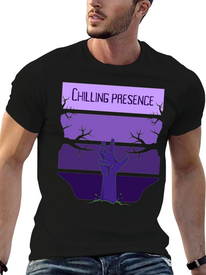 Chilling Presence Graphic T-Shirt