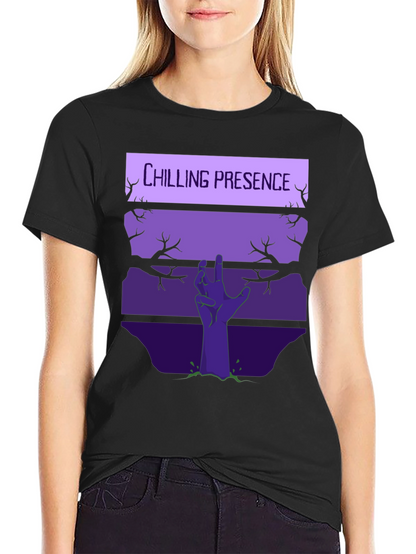 Chilling Presence Graphic T-Shirt