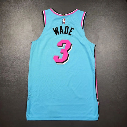 Men's Miami Heat Dwyane Wade #3 Blue Swingman Player Jerseys