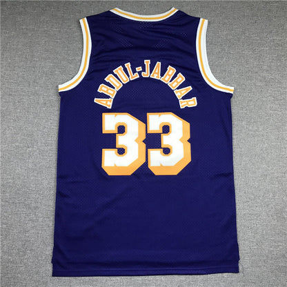 Men's Los Angeles Lakers Kareem Abdul-Jabbar Hardwood Classics Swingman Jerseys