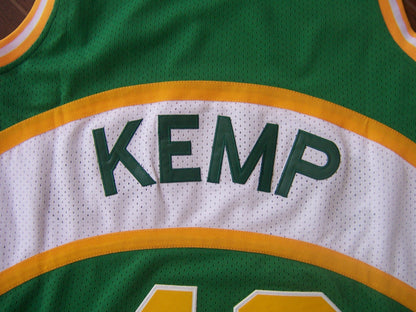 SuperSonics No. 40 Rain Man Shawn Kemp Green Jersey