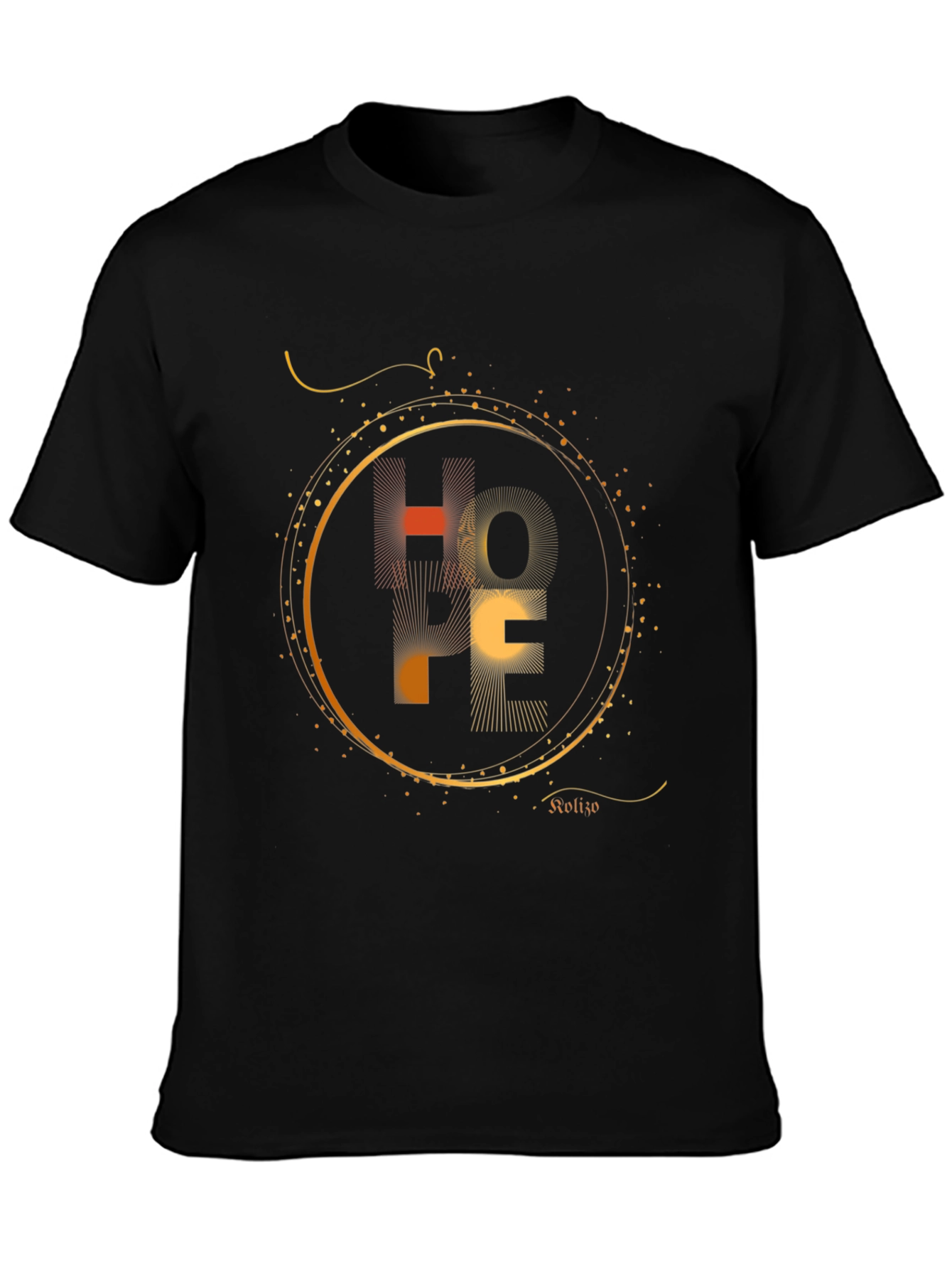 HOPE Graphic Print Black T-Shirt