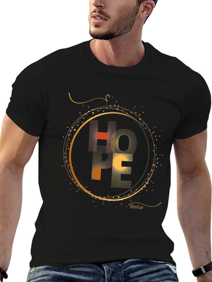 HOPE Graphic Print Black T-Shirt