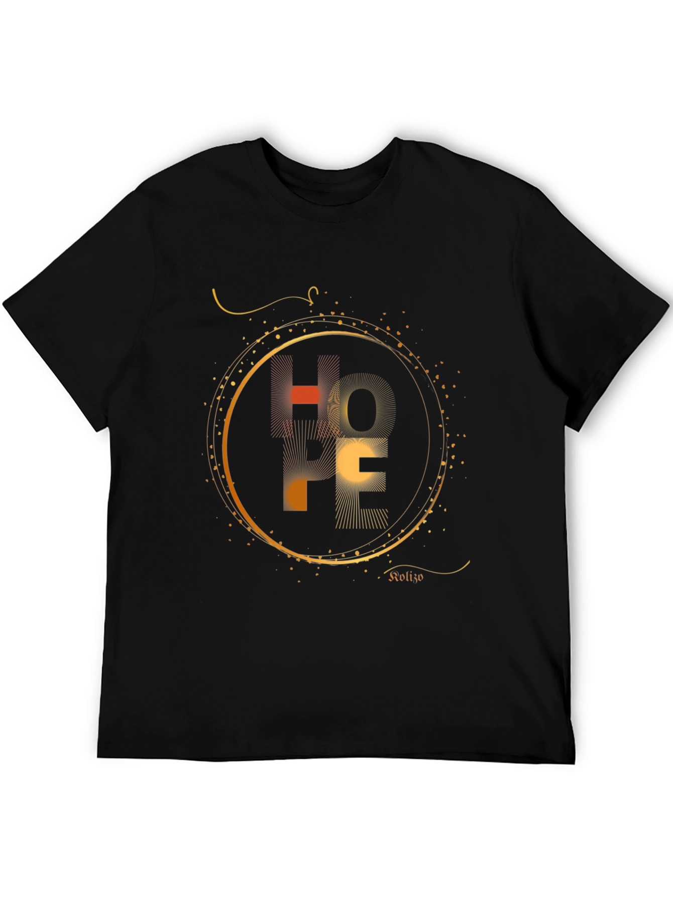 HOPE Graphic Print Black T-Shirt