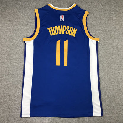 Men's Golden State Warriors Klay Thompson #11 Royal 2022/23 Fast Break Replica Player Jerseys - Icon Edition
