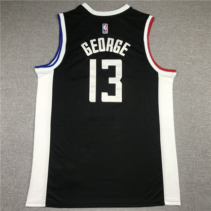 Men's LA Clippers Paul George #13 NBA Dark Blue Classics Jerseys - City Edition