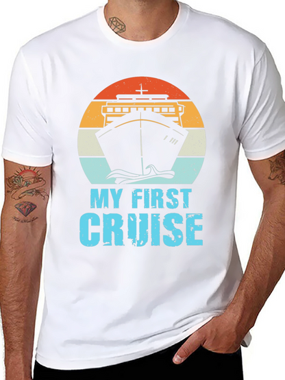 My First Cruise T-Shirt - Nautical Vacation Tee