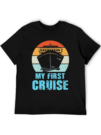 My First Cruise T-Shirt - Nautical Vacation Tee