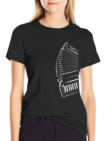 Accordion Graphic Tee - Black T-Shirt