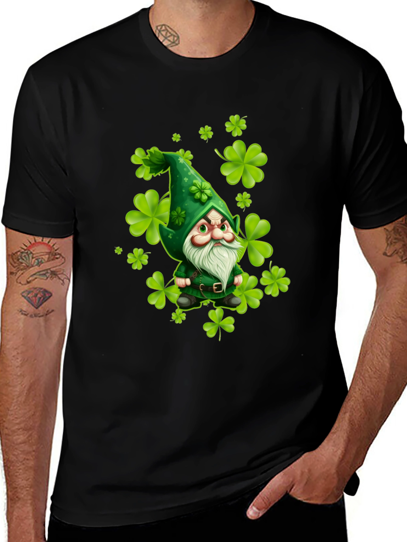 St. Patricks Day Gnome Graphic Tee