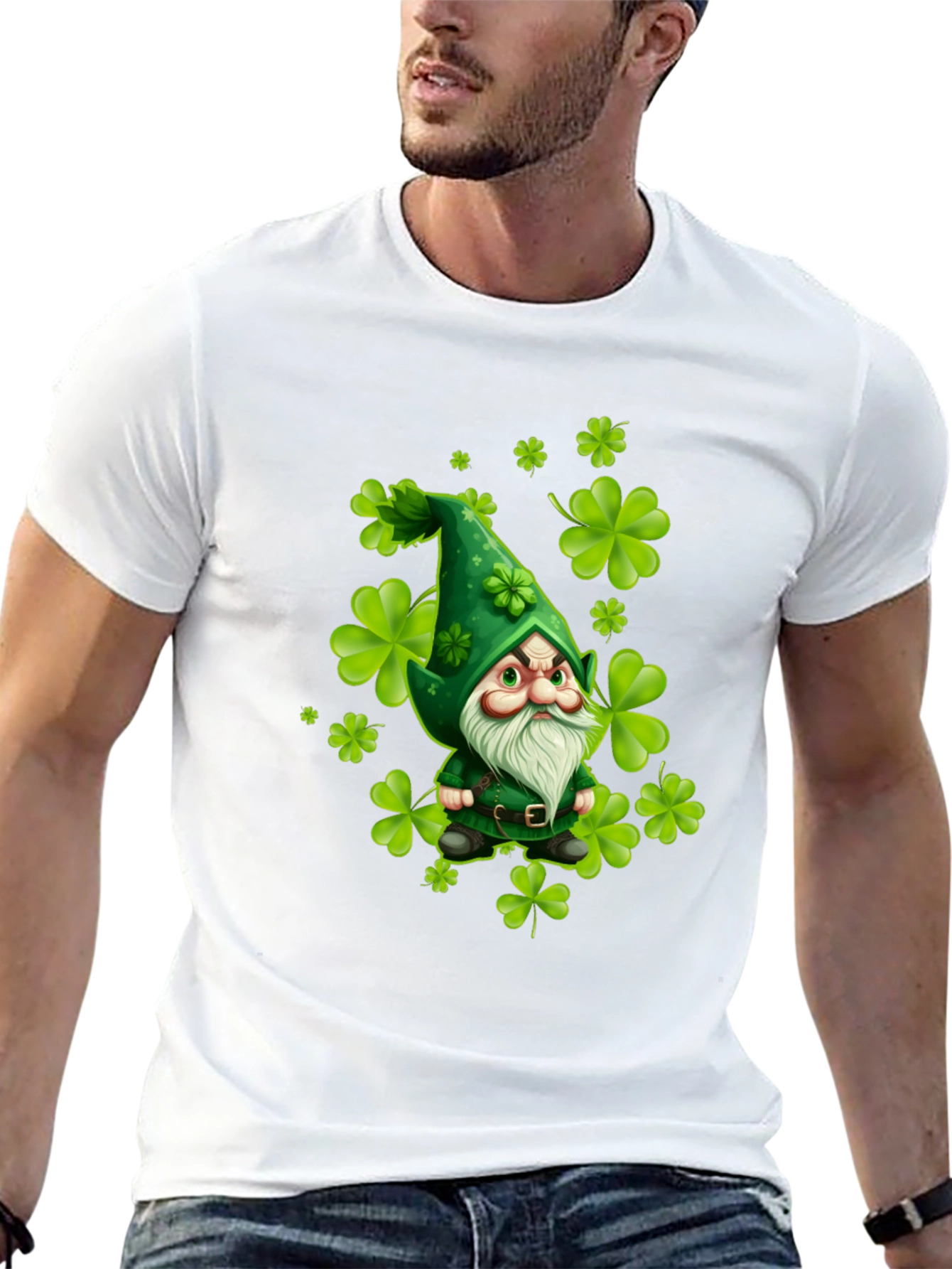 St. Patricks Day Gnome Graphic Tee