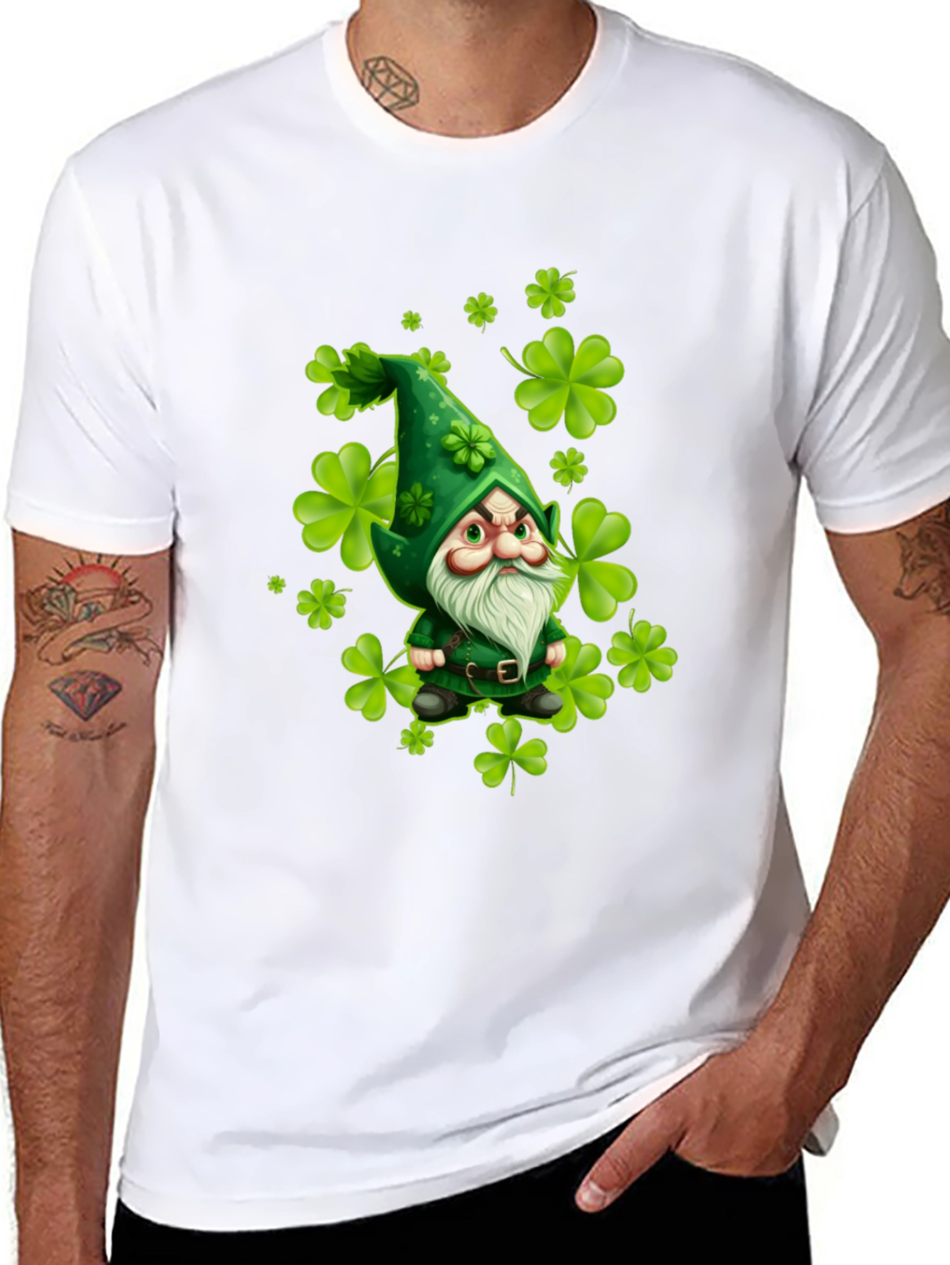 St. Patricks Day Gnome Graphic Tee