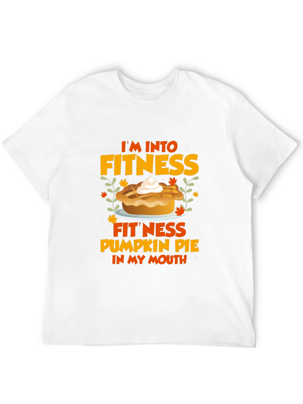 Fitness Pumpkin Pie Graphic T-Shirt