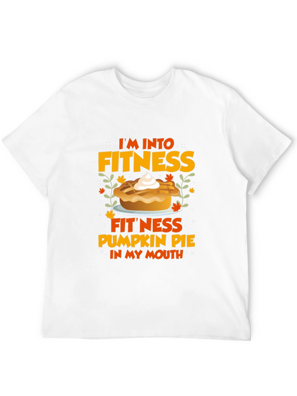 Fitness Pumpkin Pie Graphic T-Shirt