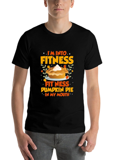 Fitness Pumpkin Pie Graphic T-Shirt