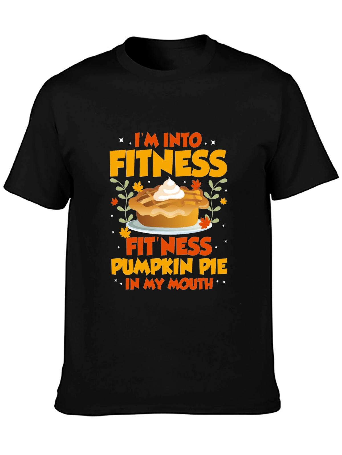 Fitness Pumpkin Pie Graphic T-Shirt