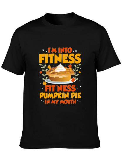Fitness Pumpkin Pie Graphic T-Shirt