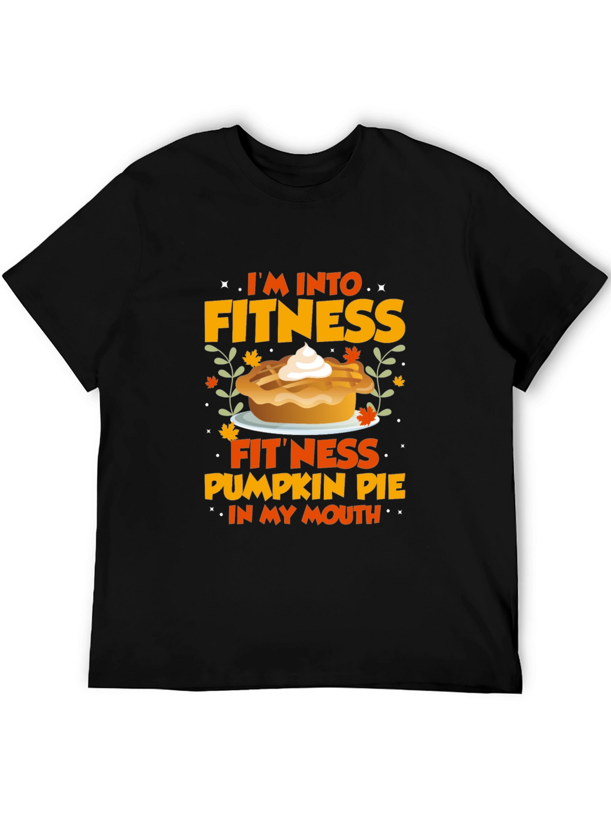 Fitness Pumpkin Pie Graphic T-Shirt
