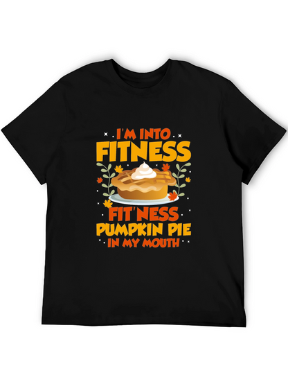 Fitness Pumpkin Pie Graphic T-Shirt