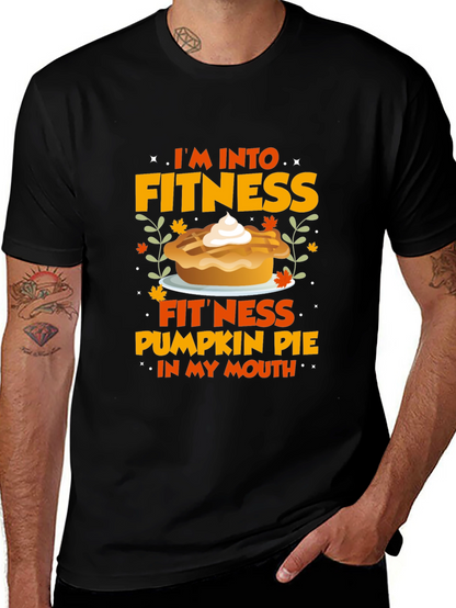 Fitness Pumpkin Pie Graphic T-Shirt