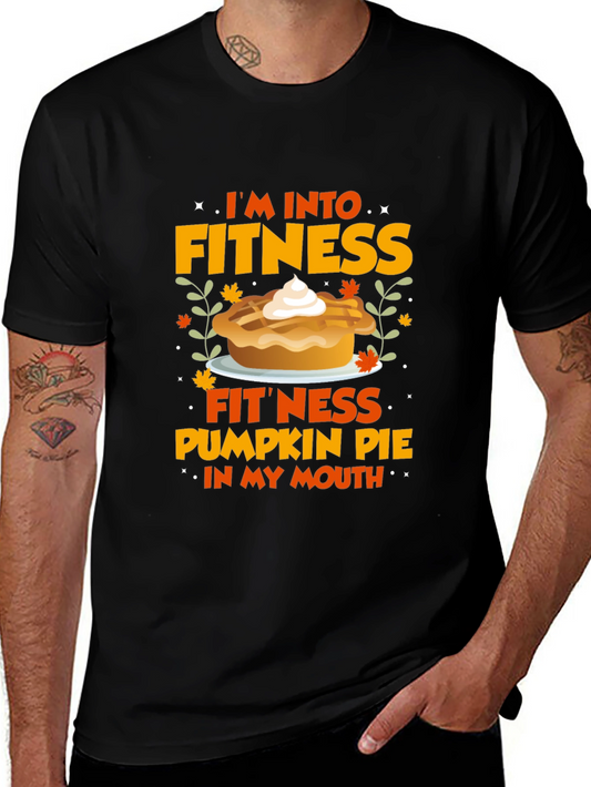 Fitness Pumpkin Pie Graphic T-Shirt