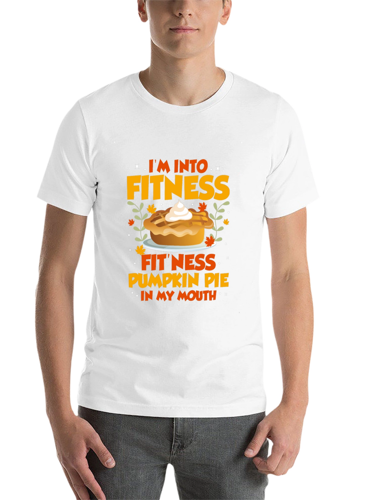 Fitness Pumpkin Pie Graphic T-Shirt