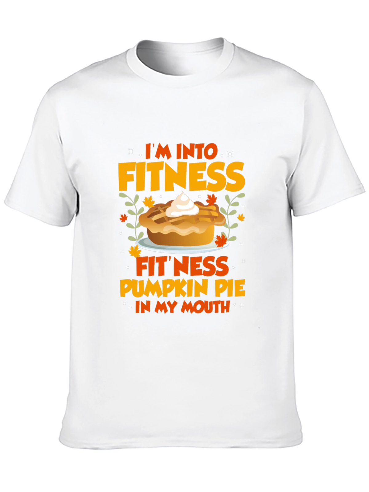 Fitness Pumpkin Pie Graphic T-Shirt