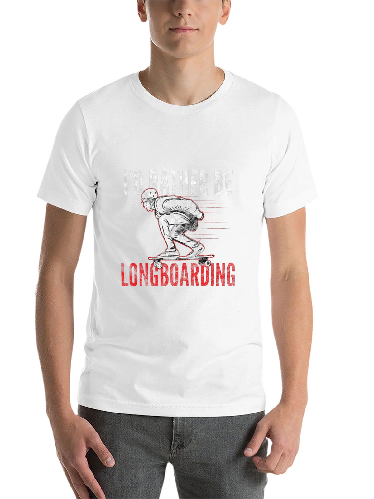 Longboarding T-Shirt - Id Rather Be