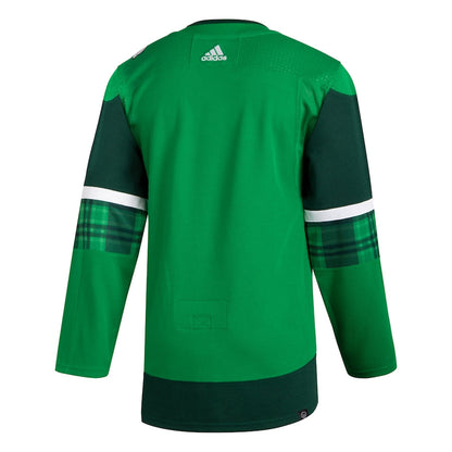 Men's Pittsburgh Penguins adidas Kelly Green 2023 St. Patrick's Day Primegreen Authentic Jersey