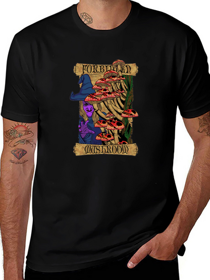 Forbidden Mushroom Graphic T-Shirt