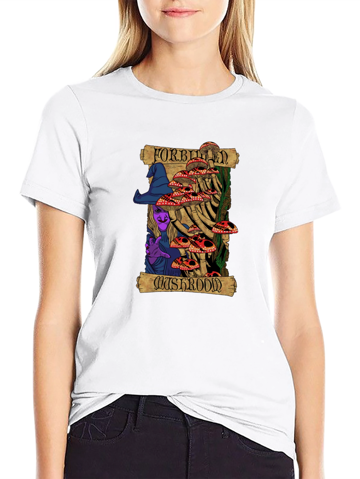Forbidden Mushroom Graphic T-Shirt