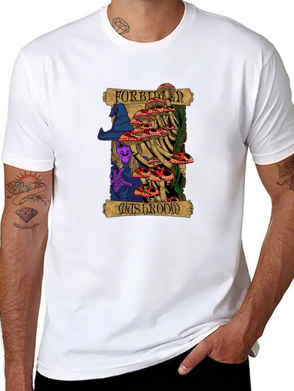 Forbidden Mushroom Graphic T-Shirt