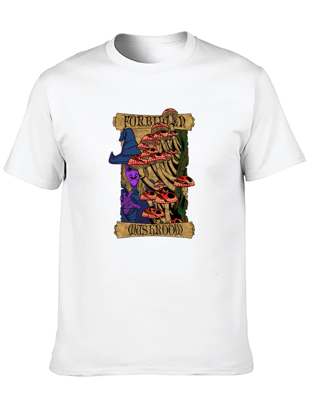 Forbidden Mushroom Graphic T-Shirt