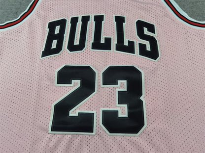 Men's Chicago Bulls Michael Jordan #23 Pink 1997/98 Hardwood Classics Swingman Jerseys