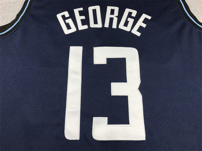 Men's LA Clippers Paul George #13 Navy 2023/24 Swingman Jerseys - City Edition